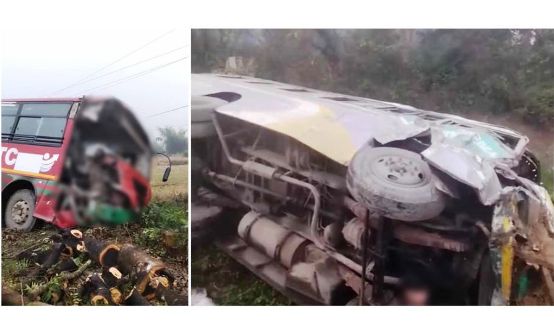 গোলাপগঞ্জে দুই বাসের মুখোমুখি সংঘর্ষ, আহত ২০