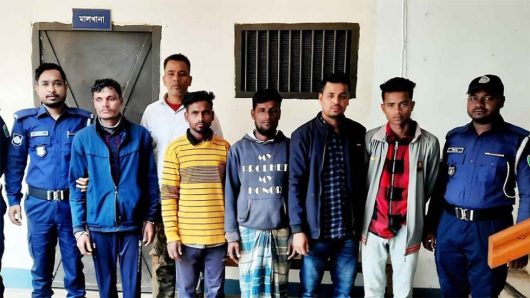 সুনামগঞ্জে মাছ লুটের ঘটনায় ৮জন গ্রেফতার