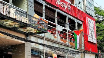 সিলেটে কেএফসি রেস্টুরেন্টে হামলা-ভাঙচুর