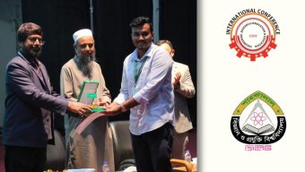 <h6>ICERIE-2025 সম্মেলন :</h6> <h4>শাবির কেমিক্যাল ইঞ্জিনিয়ারিং এর পলিমার সাইন্স বিভাগের ছাত্র মো. ইসমত হোসেন আল মবিন এর ‘বেস্ট পেপার এওয়ার্ড’ অর্জন”</h4>