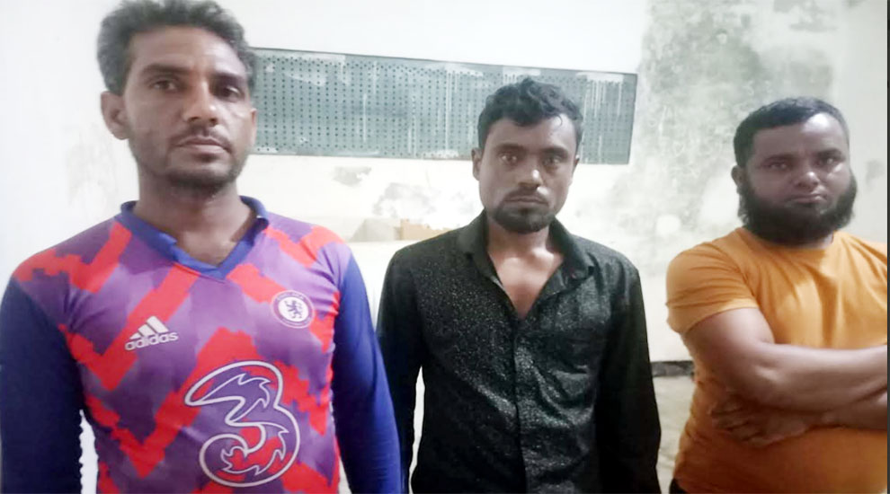 ভোলাগঞ্জে বাঙ্কার থেকে পাথর উত্তোলন : ৩ জনকে ২ বছর করে জেল