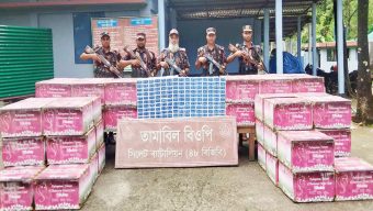 সিলেটে প্রায় দেড় কোটি টাকার চোরাই পণ্য আটক